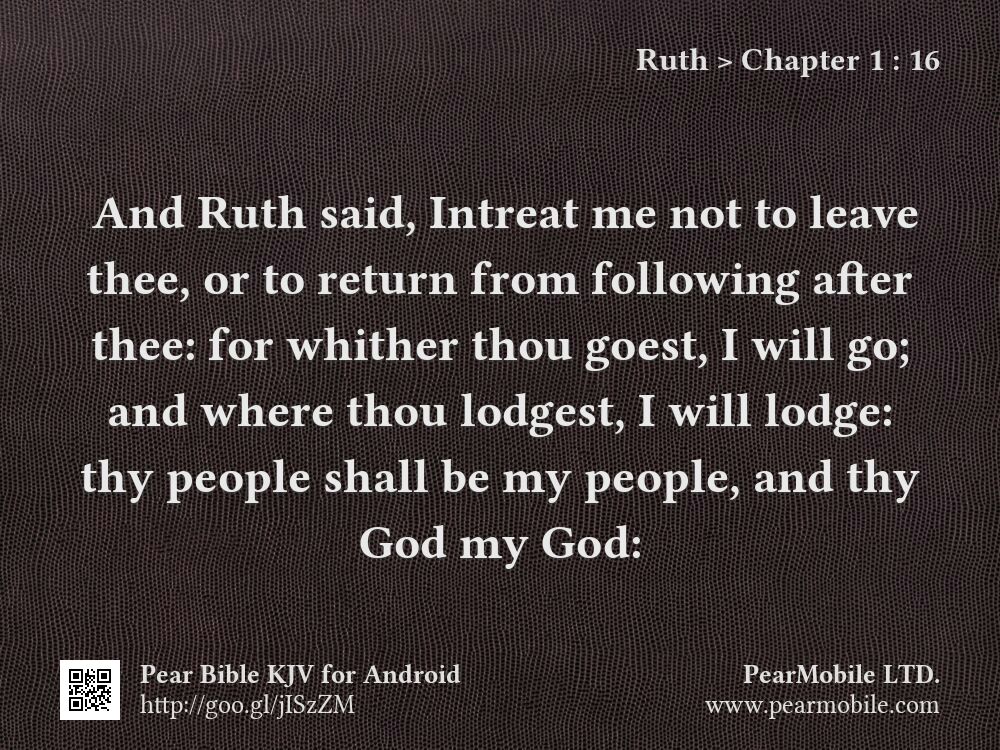Ruth, Chapter 1:16